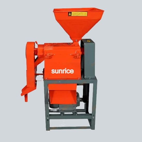 Picture of 6N100 Mini Rice Mill Machine Price in India | High Capacity Small Rice Mill for Farmers & Business