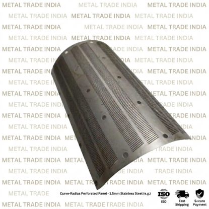 Picture of 6 Stone Rice Whitener Screen – Heavy Duty Industrial Rice Milling Spare Part | MetalTrade India