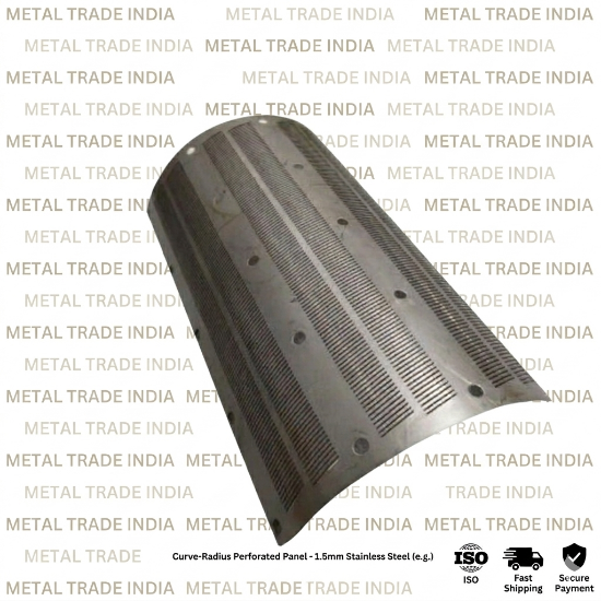 Picture of 7 Stone Rice Whitener Screen – Heavy Duty Industrial Rice Polishing Spare Part | MetalTrade India